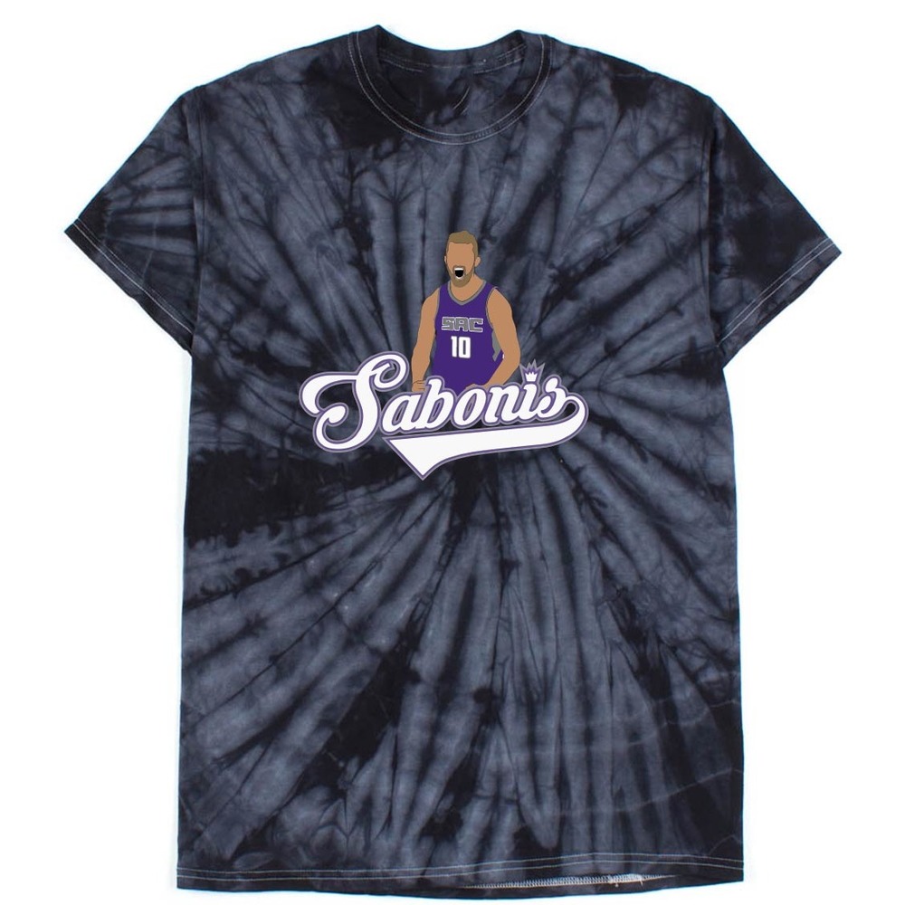 TIE-DYE  Sacramento Kings Domantas Sabonis Shirt T-Shirt